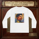 Youth Long Sleeve Tee — Mosaic Portrait Design