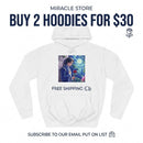 Hoodie — Dreamy Night Garden Anime Boy Illustration Printify