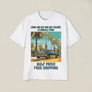 Classic Lowrider Tee — Vintage Palm Beach Sunset Car Graphic Shirt Printify