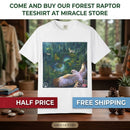 Forest Raptor T-Shirt — Soaring Owl Nature Graphic Tee Printify
