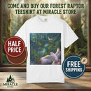 Forest Raptor T-Shirt — Soaring Owl Nature Graphic Tee Printify