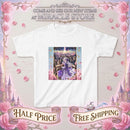 Kids Fantasy Princess Tee — Purple Castle Illustration Printify