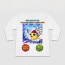 Cute Ski Chick Toddler Long Sleeve Tee — Winter Snowy Adventure Shirt Printify