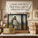 Framed Jesus the Good Shepherd Poster - Religious Wall Art for Home, Church, Easter Gifts Printify