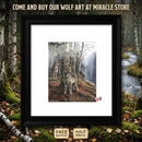 Wolf Pack Framed Poster — Woodland Nature Print for Home Decor Printify