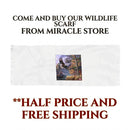 Eagle Mountain Light Scarf — Scenic Flying Eagle Nature Print Printify