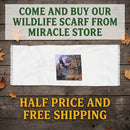 Eagle Mountain Light Scarf — Scenic Flying Eagle Nature Print Printify