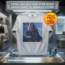 Darth Vader Lightsaber Crewneck Sweatshirt — Galactic Sith Graphic Pullover Printify