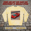 Retro Red Sports Car Crewneck Sweatshirt Printify