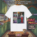 Vintage Comic-Style Barber Shop T-Shirt Printify