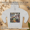Three-Panel Fleece Hoodie Printify