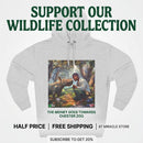 Three-Panel Fleece Hoodie Printify