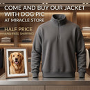 Unisex Relax Faded Half Zip Sweatshirt Printify