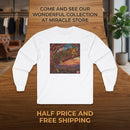 Leopard Sunset Graphic Long Sleeve Tee Printify