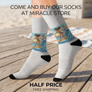 Sublimation Socks — Renaissance Ceiling Art Crew Socks (Custom Printed) Printify