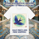 Artistic Bird T‑Shirt — Colorful Swallow & Dove Graphic Tee Miracle Store