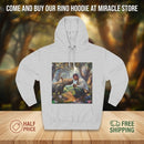 Three-Panel Fleece Hoodie Printify