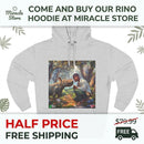 Three-Panel Fleece Hoodie Printify