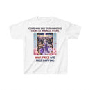 Kids Fantasy Princess Tee — Purple Castle Illustration Printify