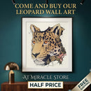Leopard in Vines Canvas Print — Botanical Jungle Wall Art Printify