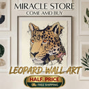 Leopard in Vines Canvas Print — Botanical Jungle Wall Art Printify
