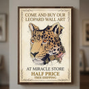 Leopard in Vines Canvas Print — Botanical Jungle Wall Art Printify