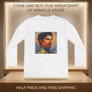 Youth Long Sleeve Tee — Mosaic Portrait Design Printify