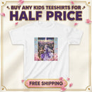 Kids Fantasy Princess Tee — Purple Castle Illustration Printify