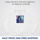 Hoodie — Dreamy Night Garden Anime Boy Illustration Printify