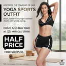 Nude-feel Yoga Wear Womens Workout Outfit Set Miracle Store