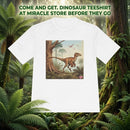 Dinosaur Graphic Tee — Retro Velociraptor Jungle Illustration Printify
