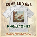 Dinosaur Graphic Tee — Retro Velociraptor Jungle Illustration Printify