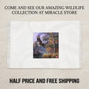 Eagle Mountain Light Scarf — Scenic Flying Eagle Nature Print Printify