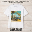 Classic Lowrider Tee — Vintage Palm Beach Sunset Car Graphic Shirt Printify