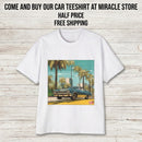 Classic Lowrider Tee — Vintage Palm Beach Sunset Car Graphic Shirt Printify