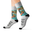 Sublimation Socks — Renaissance Ceiling Art Crew Socks (Custom Printed) Printify