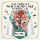 Rose Garden Skater Skirt — Floral Pink Rose AOP Skirt Printify