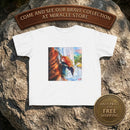 Toddler Tee — Colorful Red Panda Climbing Tree Kids Shirt Printify