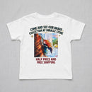 Toddler Tee — Colorful Red Panda Climbing Tree Kids Shirt Printify