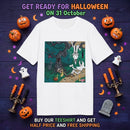 T-Shirt — Whimsical Forest Bunny Illustration Printify